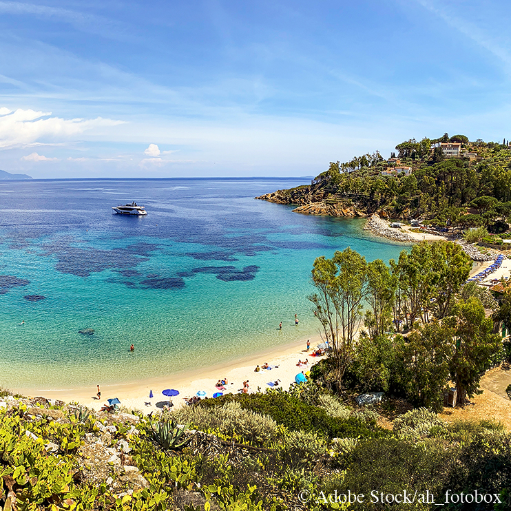 Spiaggia delle Cannelle Giglio Porto île de Giglio