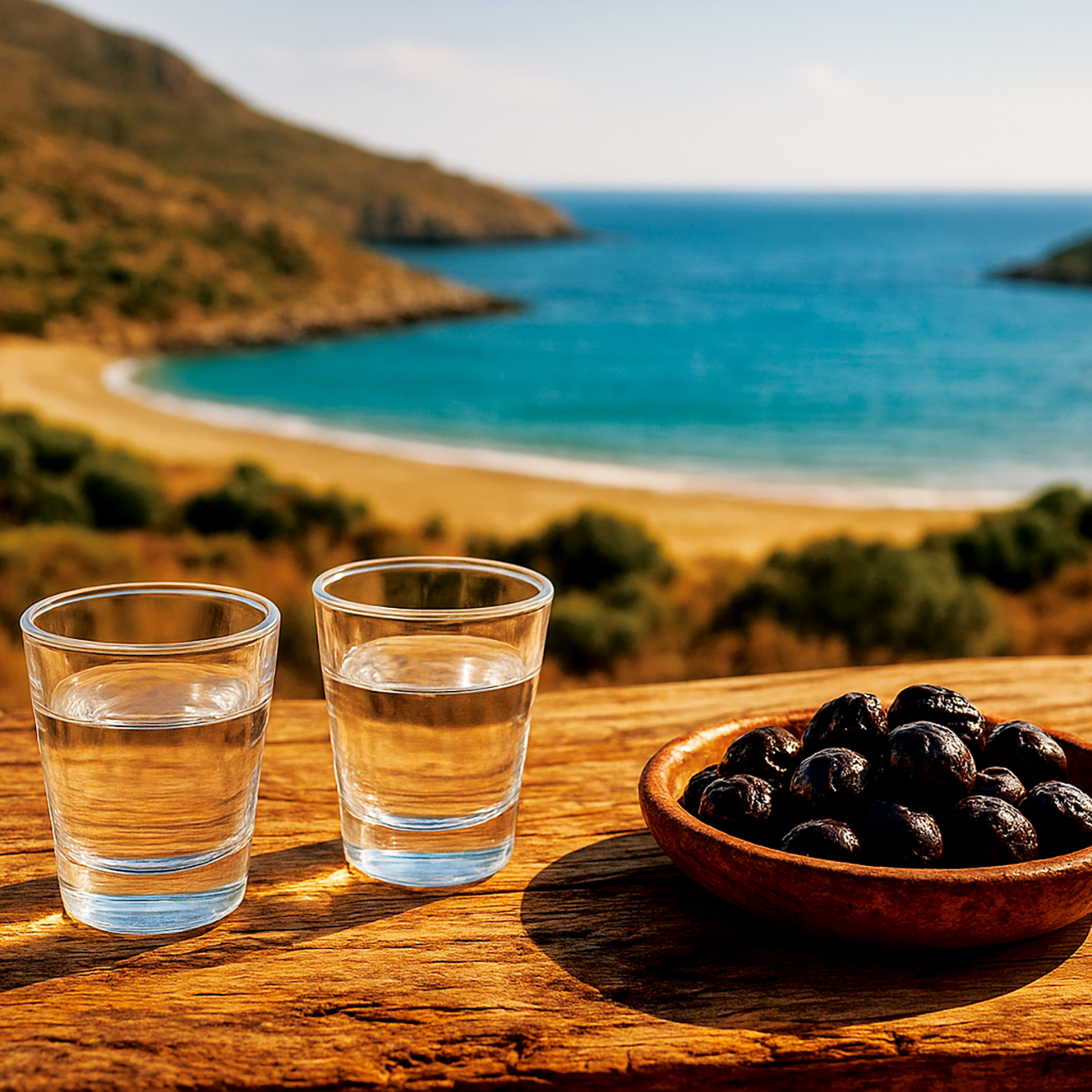 Tsikoudia raki Crète