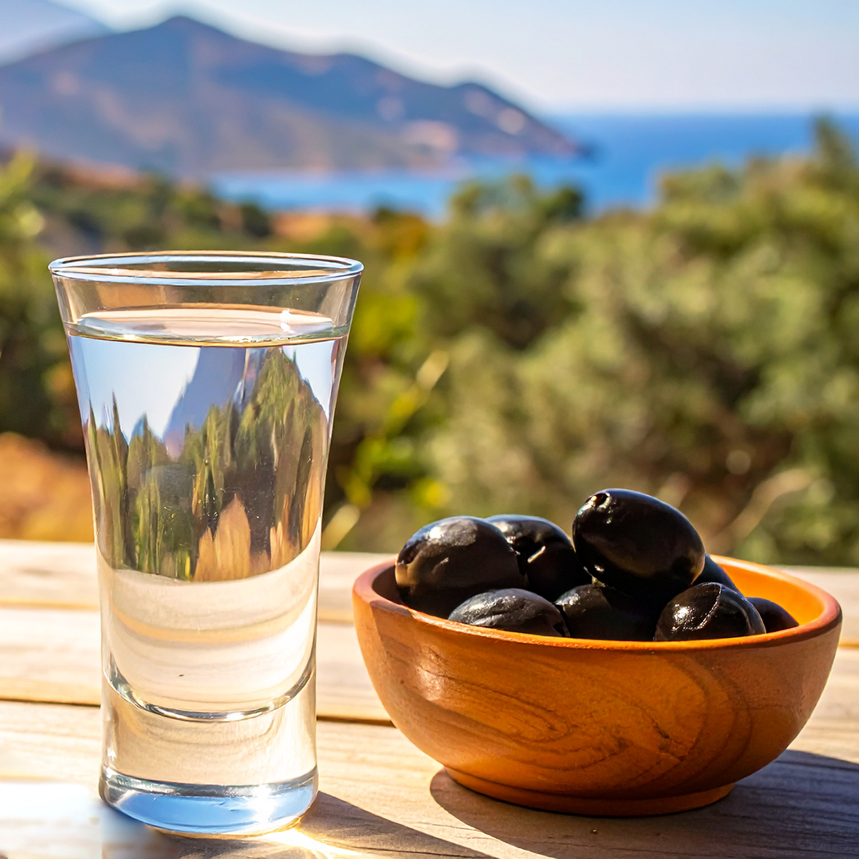 Tsikoudia raki Crète