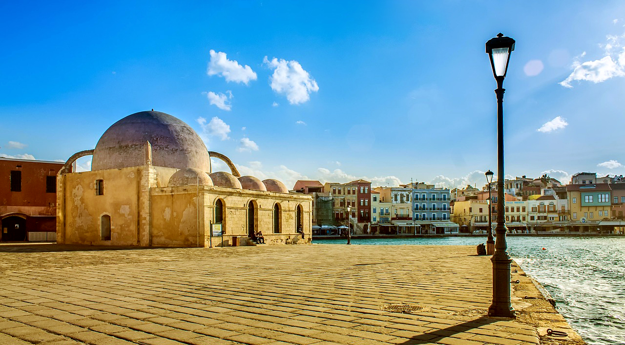Mosquée des Janissaires port vénitien La Canée Chania Crète