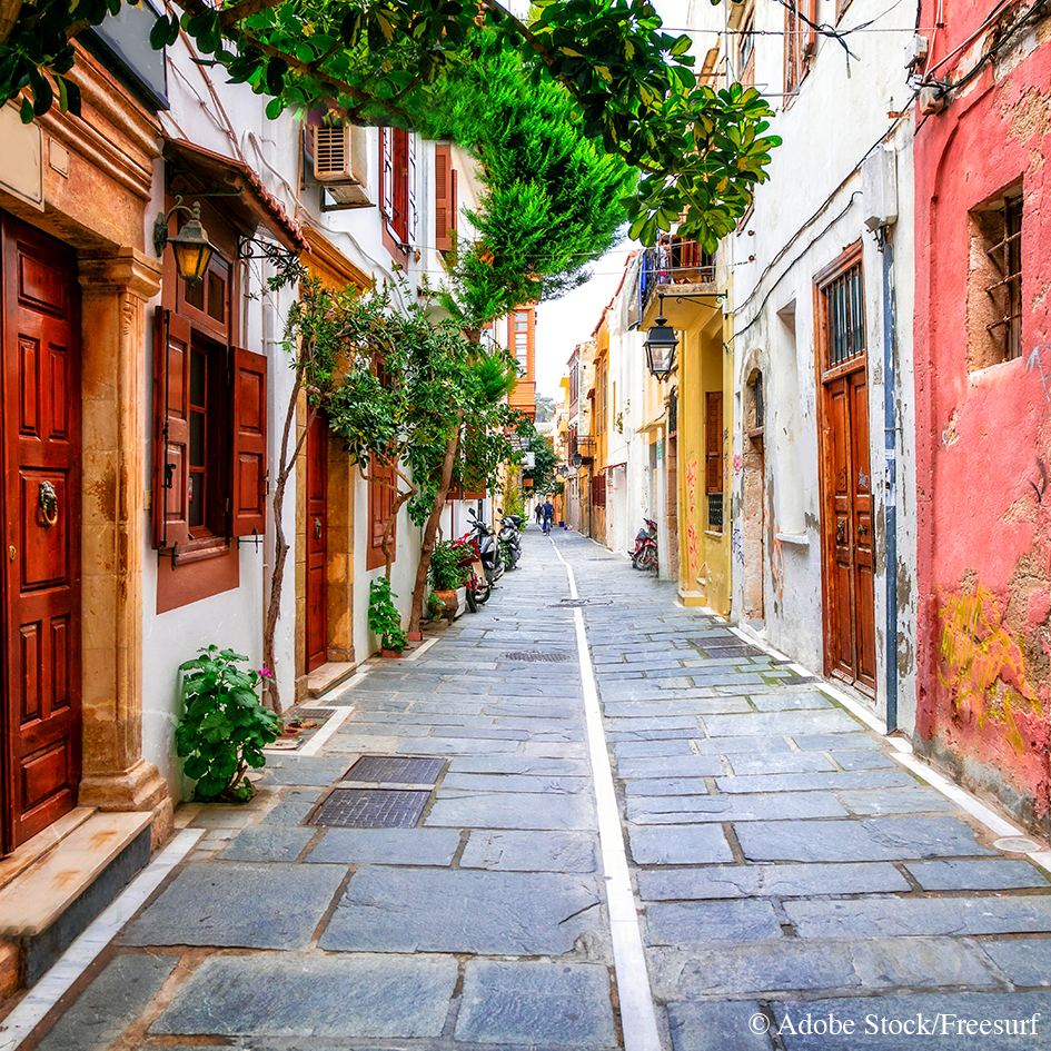 Rue Réthymnon Crète
